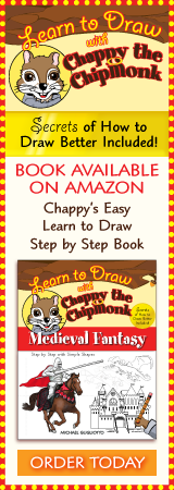 Learn to Draw with Chappy the Chipmonk Book ad